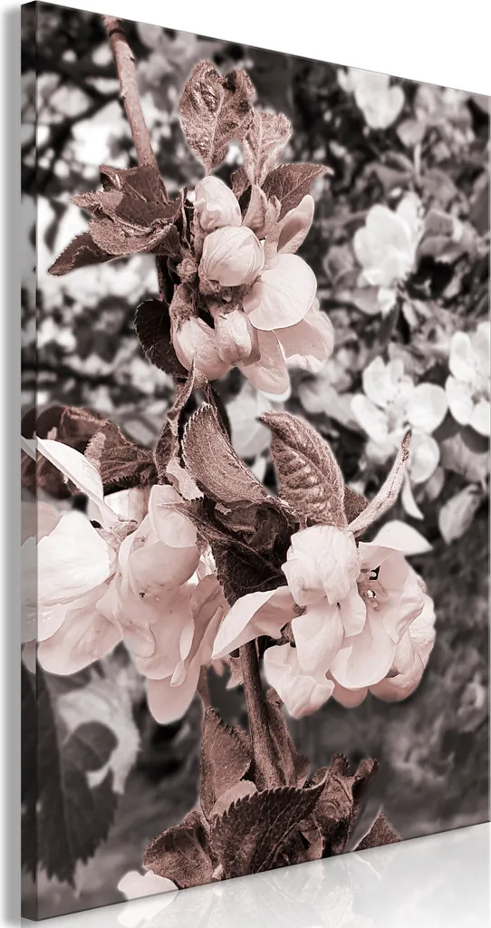 Quadro in TNT 80x120 Verticale - b-A-0657-b-a Alta Risoluzione Fiori