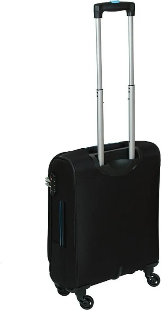 Valise Dielle 30050NE avec 4 Roues Multidirectionnelles - Noir Élégant