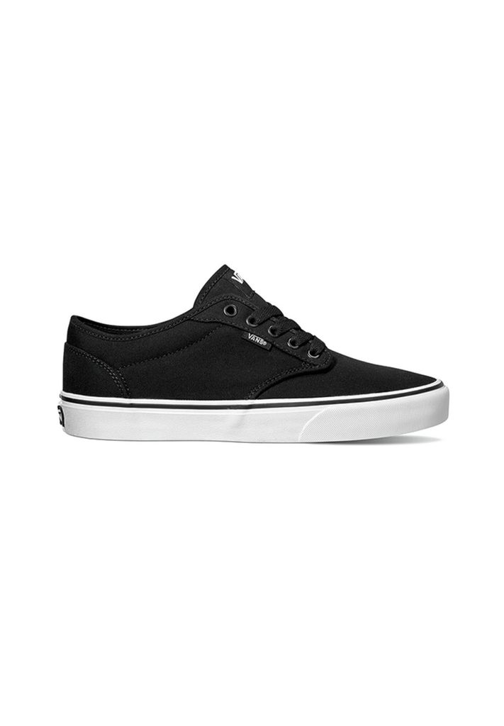 A black Vans Atwood sneaker is shown against a white background.