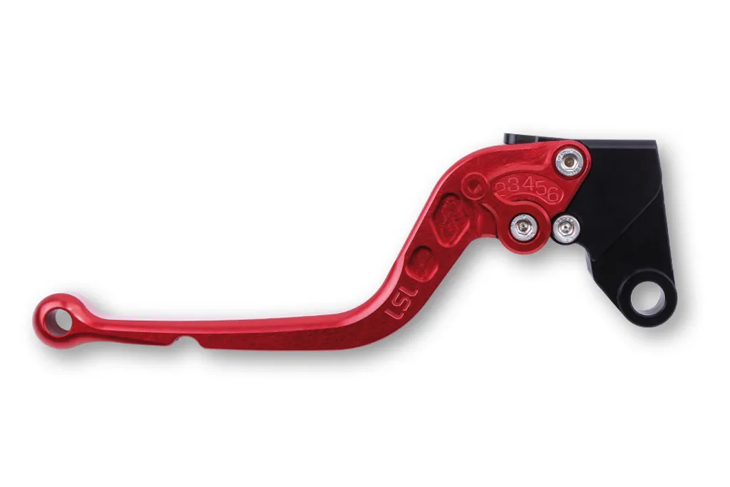 Levier d'embrayage LSL Classic L35R rouge pour réduire la fatigue