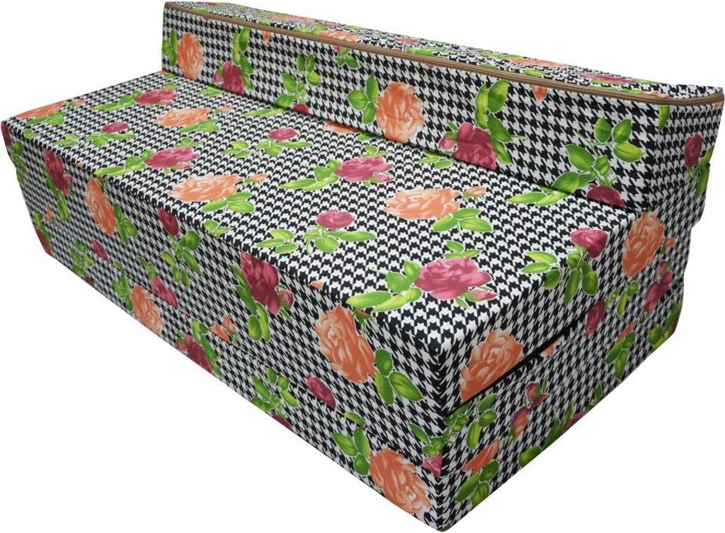 Matelas pliant 200 x 120 x 10 cm - B008 - 3 parties avec Image du produit 