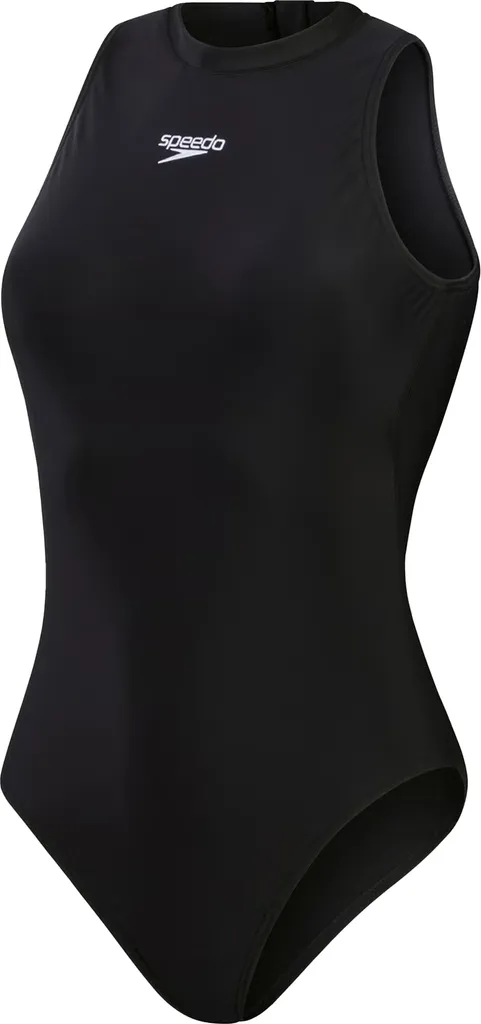 Maillot de Bain Noir Speedo Hydrasuit Femme Dos Zippé Résistant 86cm