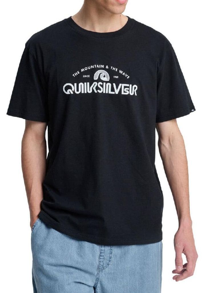 Quiksilver Ev Vista T-Shirt SCHWARZ Konfektionsgröße M