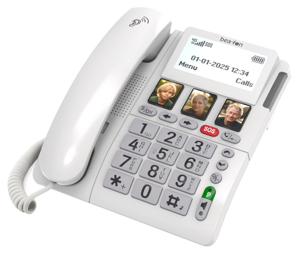 Bea-fon ML10 LTE, téléphone analogique, combiné filaire, Image du produit 