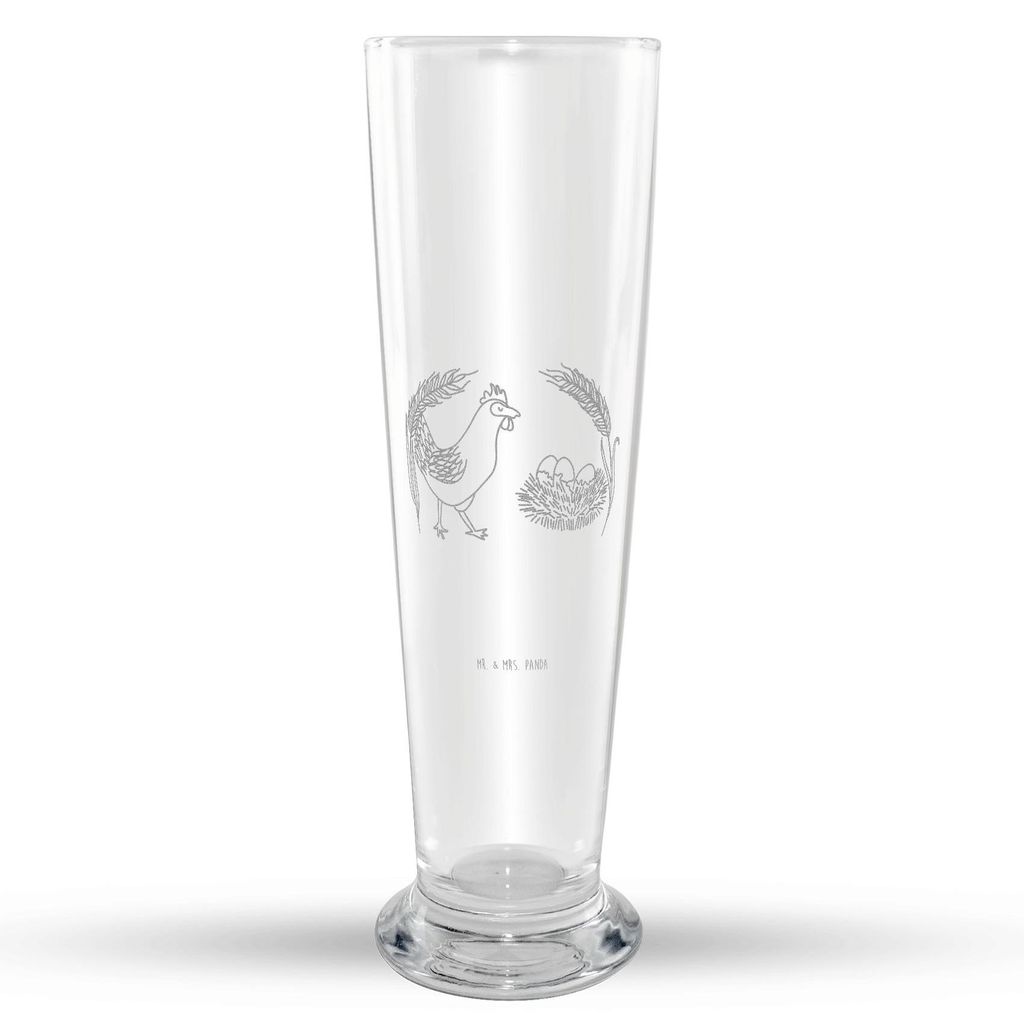 Mr. & Mrs. Panda Weißbierglas Huhn Stolz - Transparent - Geschenk, Weizen Glas, Hühner, Schwangerschaft, Hof, Weizenbier, Bauernhof, Bier, Mr Mrs...