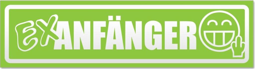 Ex Anfänger invertiert Magnetschild Schild magnetisch