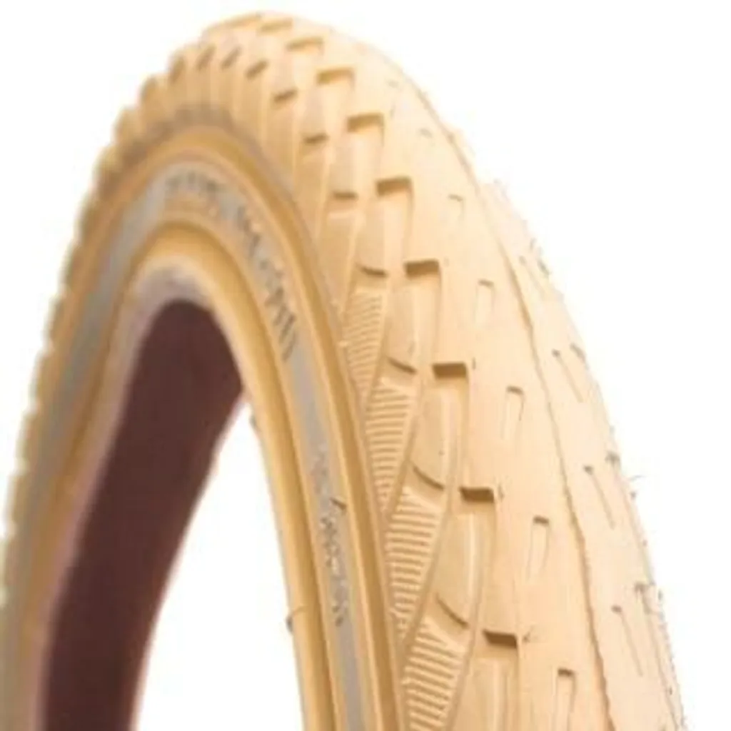 Pneu de vélo 26 pouces R 47-559 coloris crème pour ville et VTC
