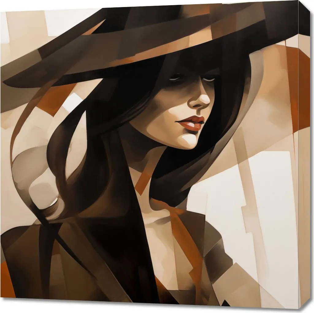 Secrets cachés Image 70x70 cm Haute Définition - Finition Mat Élégante