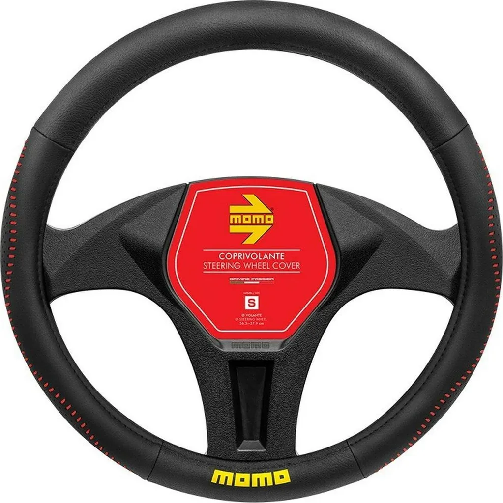 Coprivolante MOMO Street MOMLSWC018BRS Nero/Rosso Ø 36 cm Performance