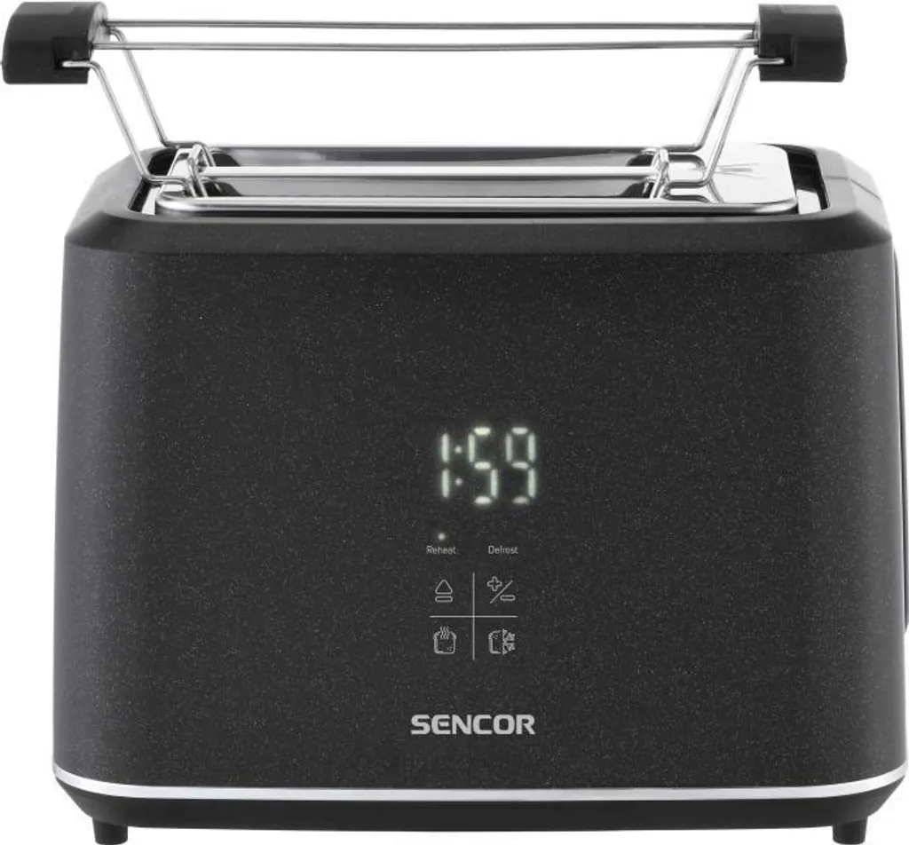 Grille-pain Sencor STS 0600BK : Fini le Pain Brûlé avec l'Écran LED