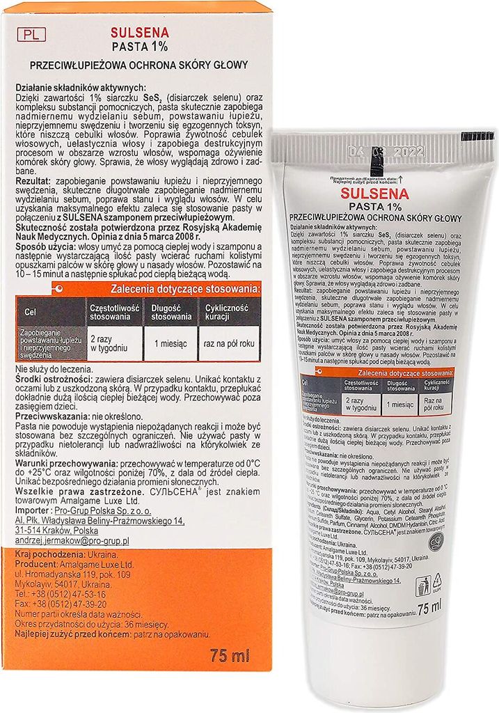 Sulsena Sulsena Anti-Dandruff Pasta 1% | Kaufland.pl