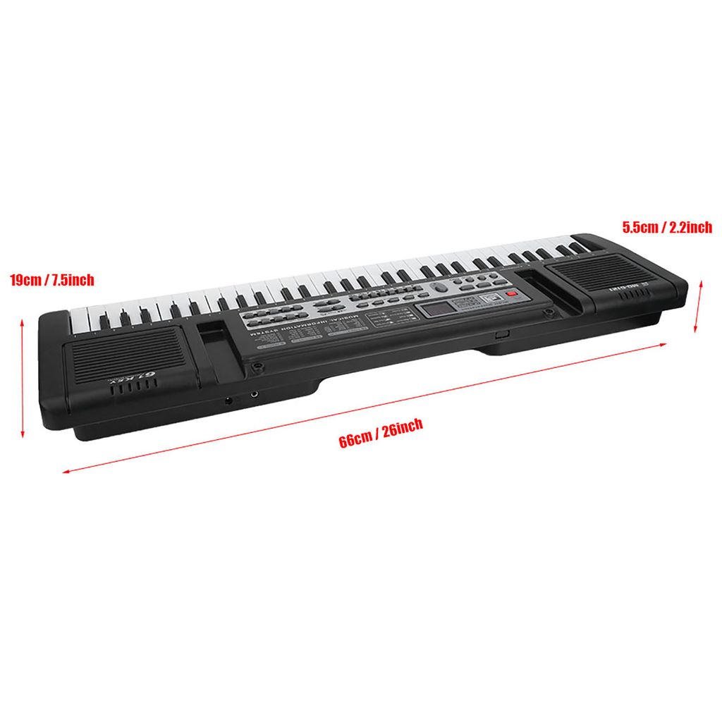 61 kláves Keyboard, klávesnice Piano Electronic Keyboard Obrázek produktu 3
