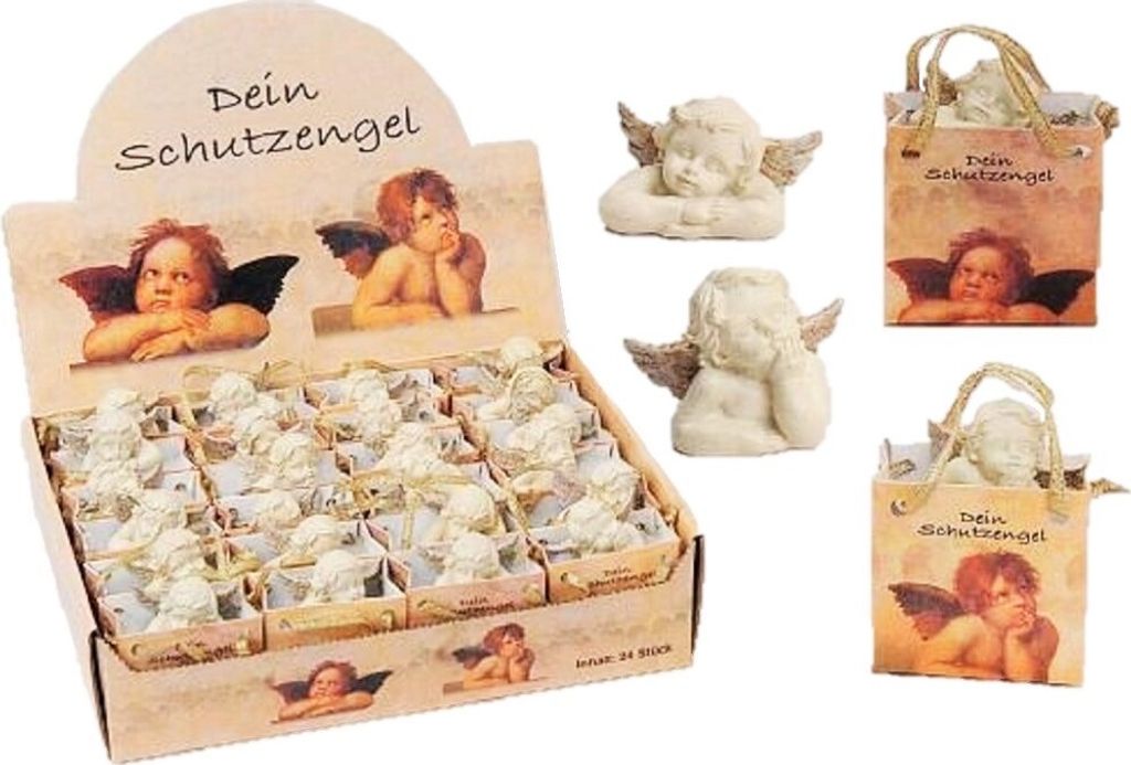 Dekofiguren 24 Raphael Engel Schutzengel Figuren im Display Produktbild 