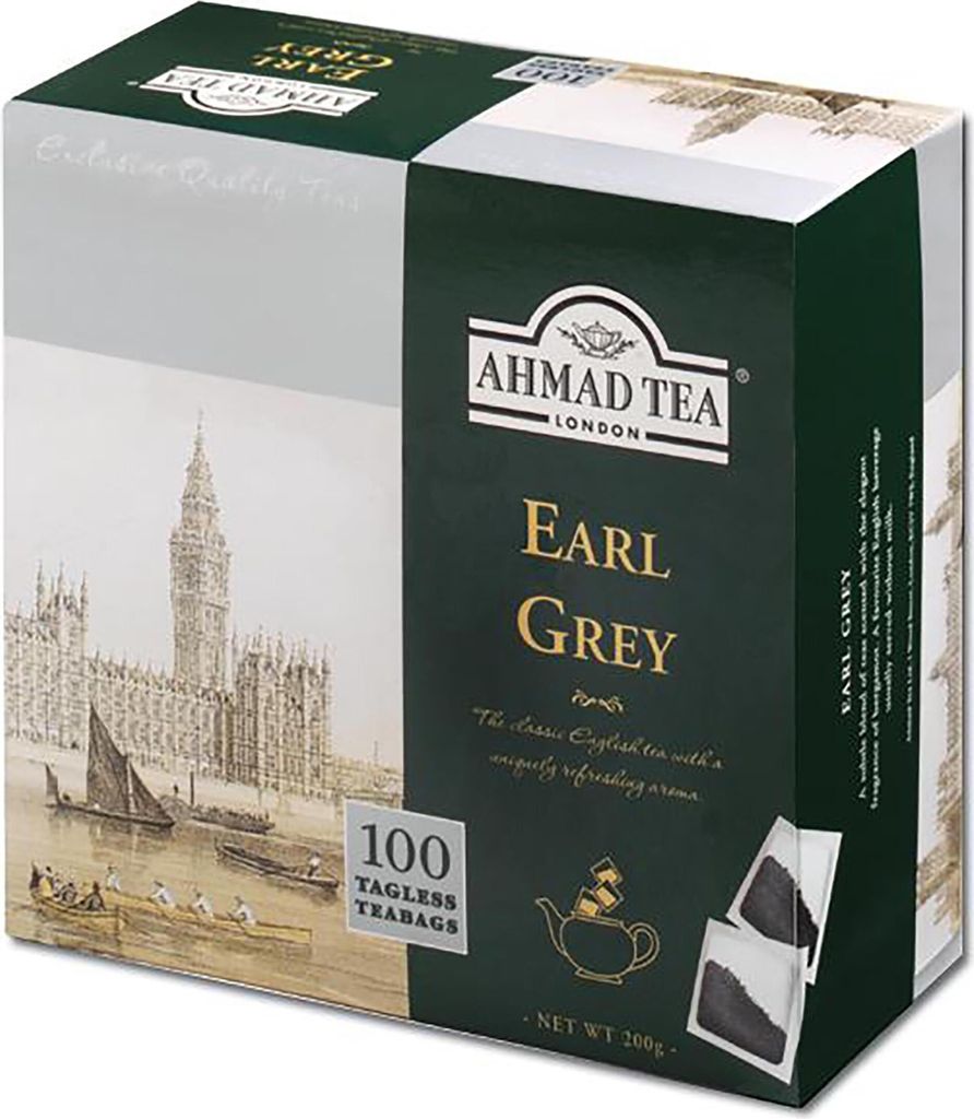 Ahmad Tea - Earl Grey 100Btl Produktbild 