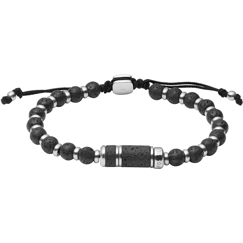 Fossil Herren Armband Textil Edelstahl bicolor JF03688040