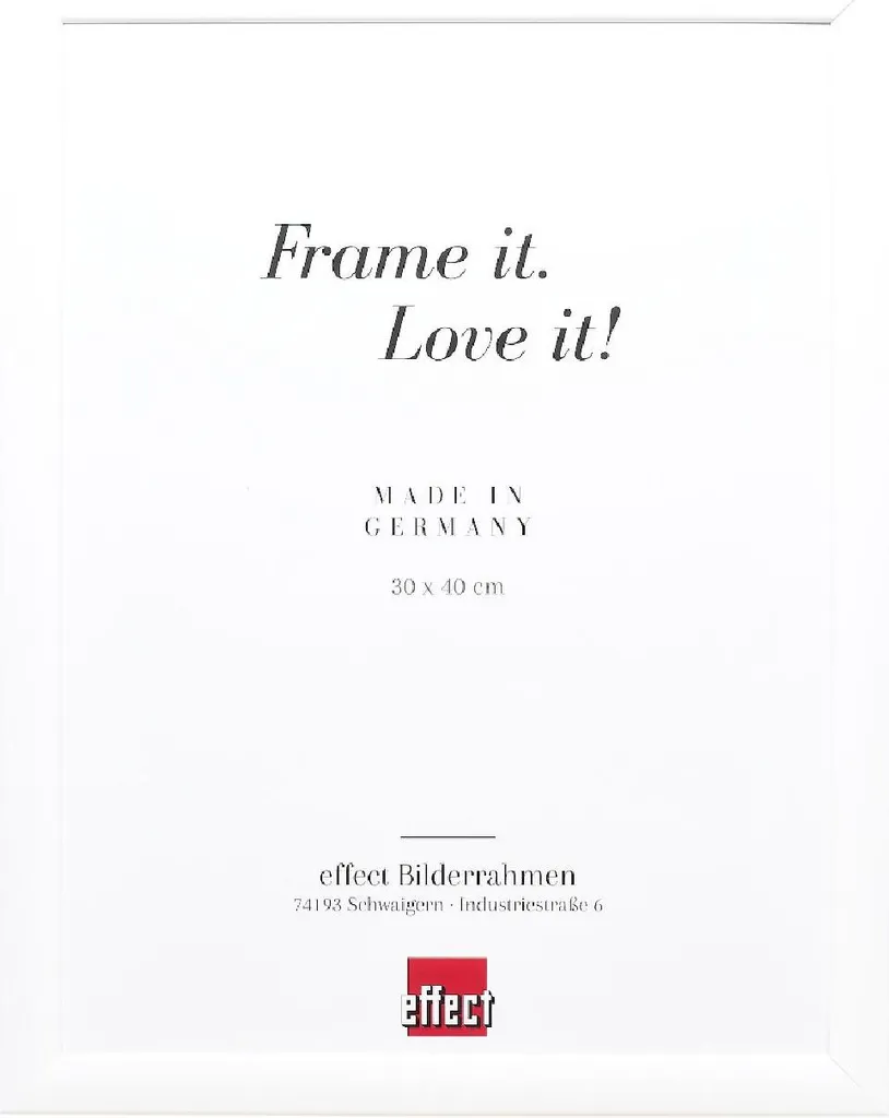 Acquista Cornice Legno 14,8x21 Bianco Lucido - Vetro Museum Anti-UV