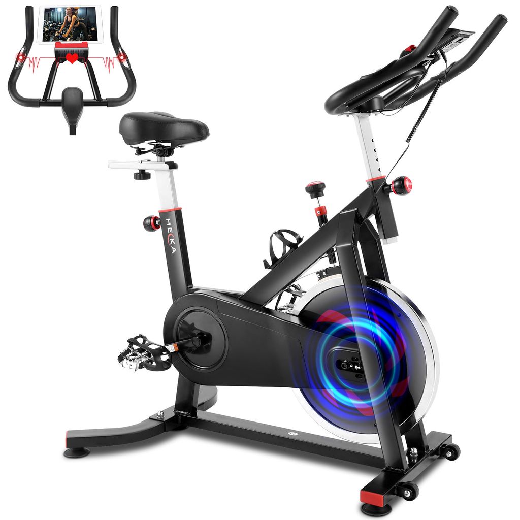 Speedbike Heimtrainer Ergometer LCD Indoor Cycling Fahrrad Fitness bis 200 kg DE 