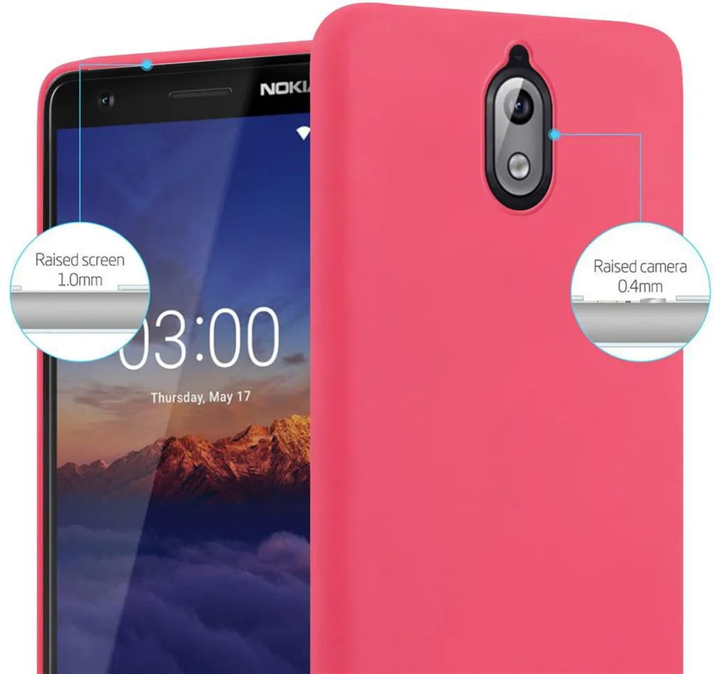 Custodia Compatibile Con Nokia 5 2017 In Rosso Mela