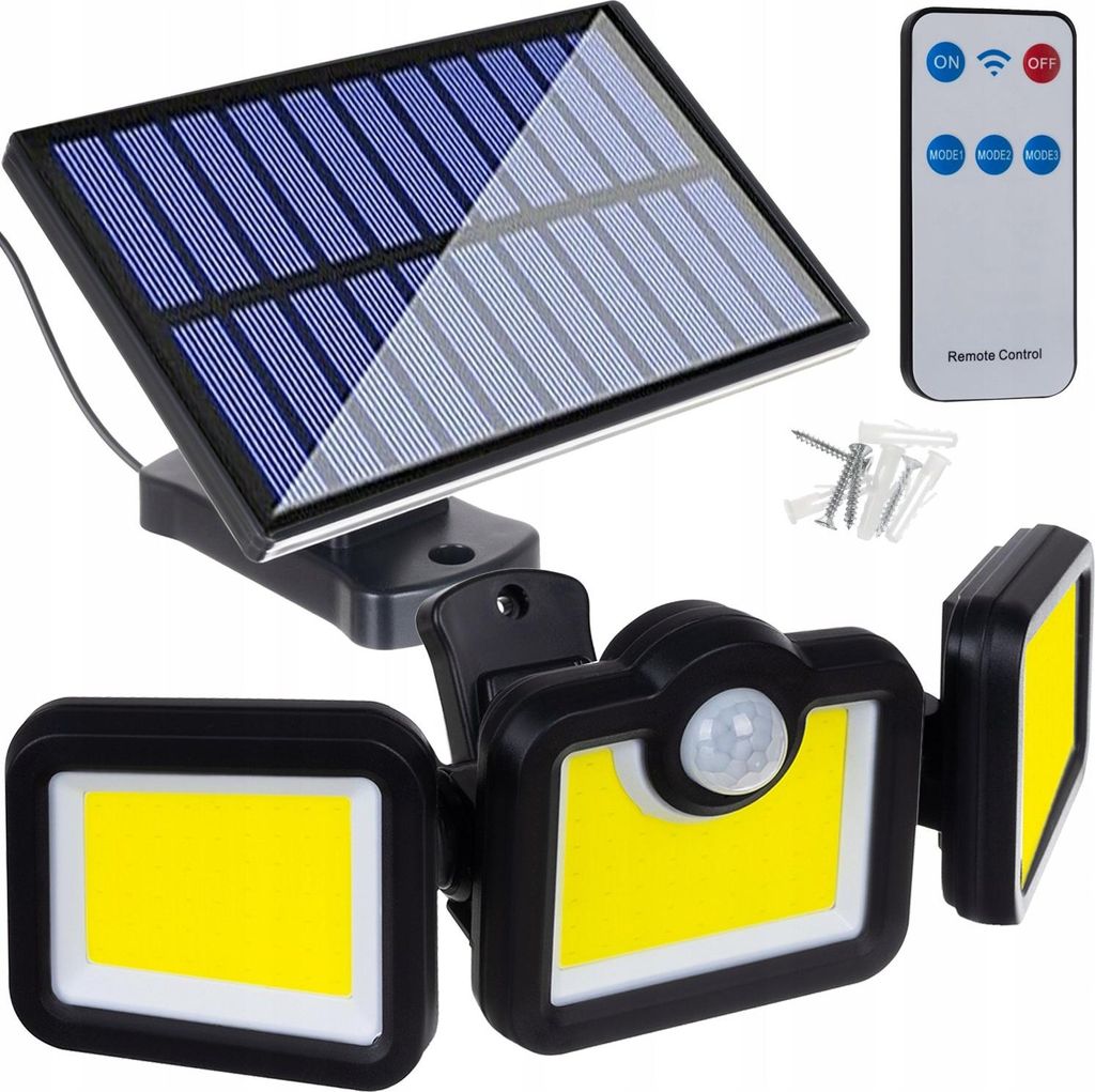 Izoxis 19440 Solární 171 COB LED osvětlení s PIR čidlem Obrázek produktu 