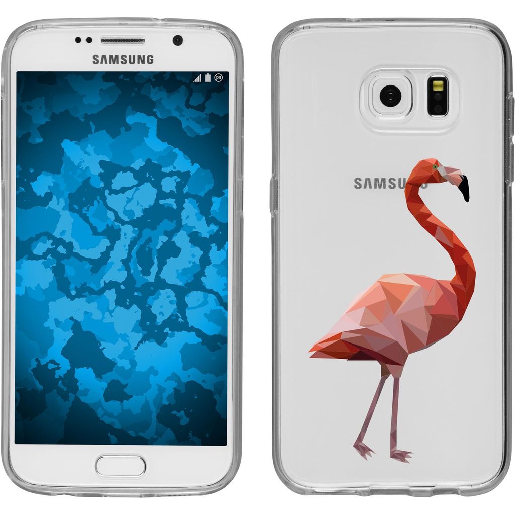 PhoneNatic Case kompatibel mit Samsung Galaxy S7 Silikon-Hülle Vektor Tiere M2