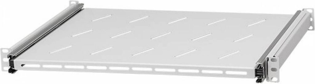 Server Fachboden 19 Zoll 1HE 350 mm RACK Standard fest grau Stalflex