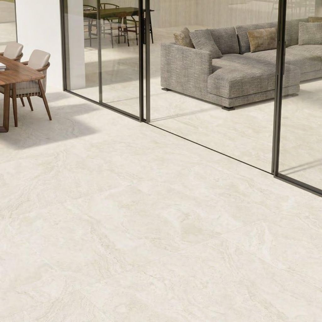 Fliesen Marmoroptik Weiss 60x120 cm CASA39 Provenza Unique Travertine