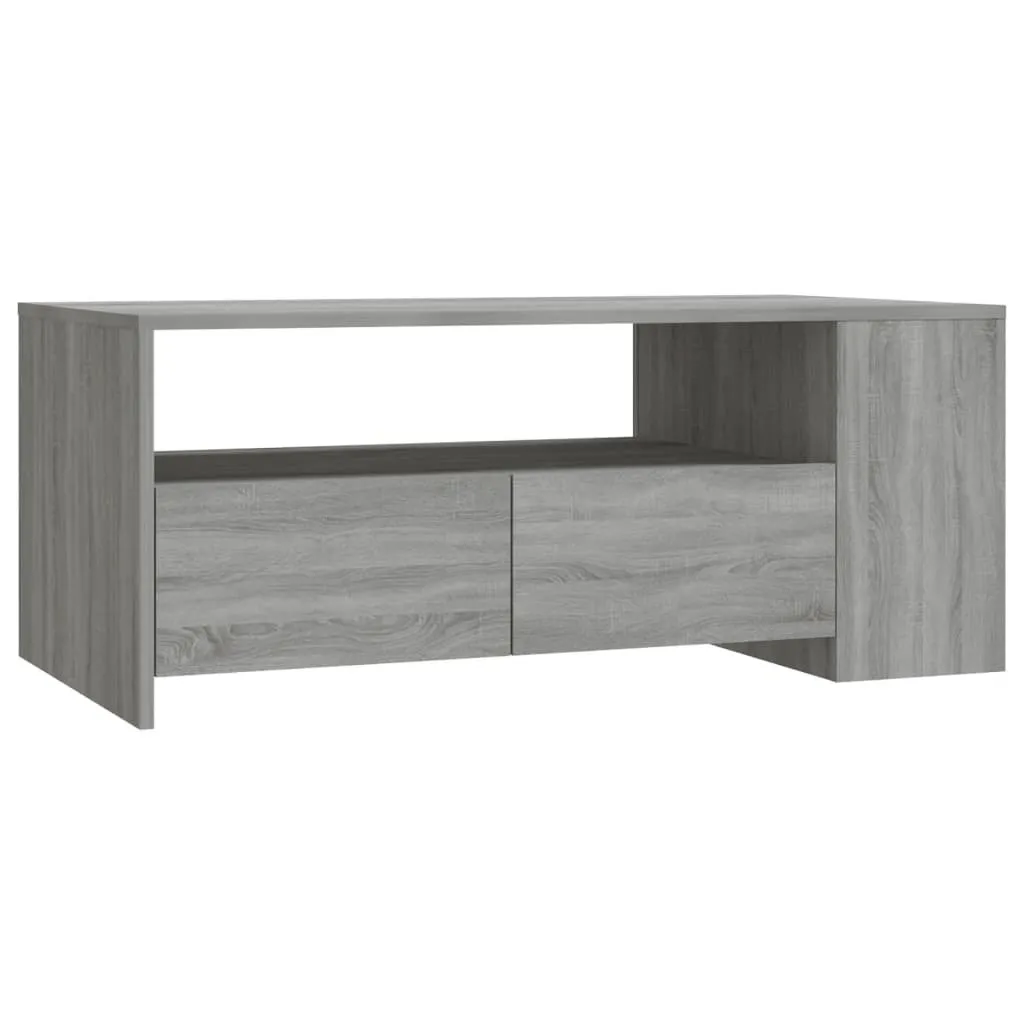 Tavolino Grigio Sonoma 102x55 cm | Eleganza Senza Tempo per Casa