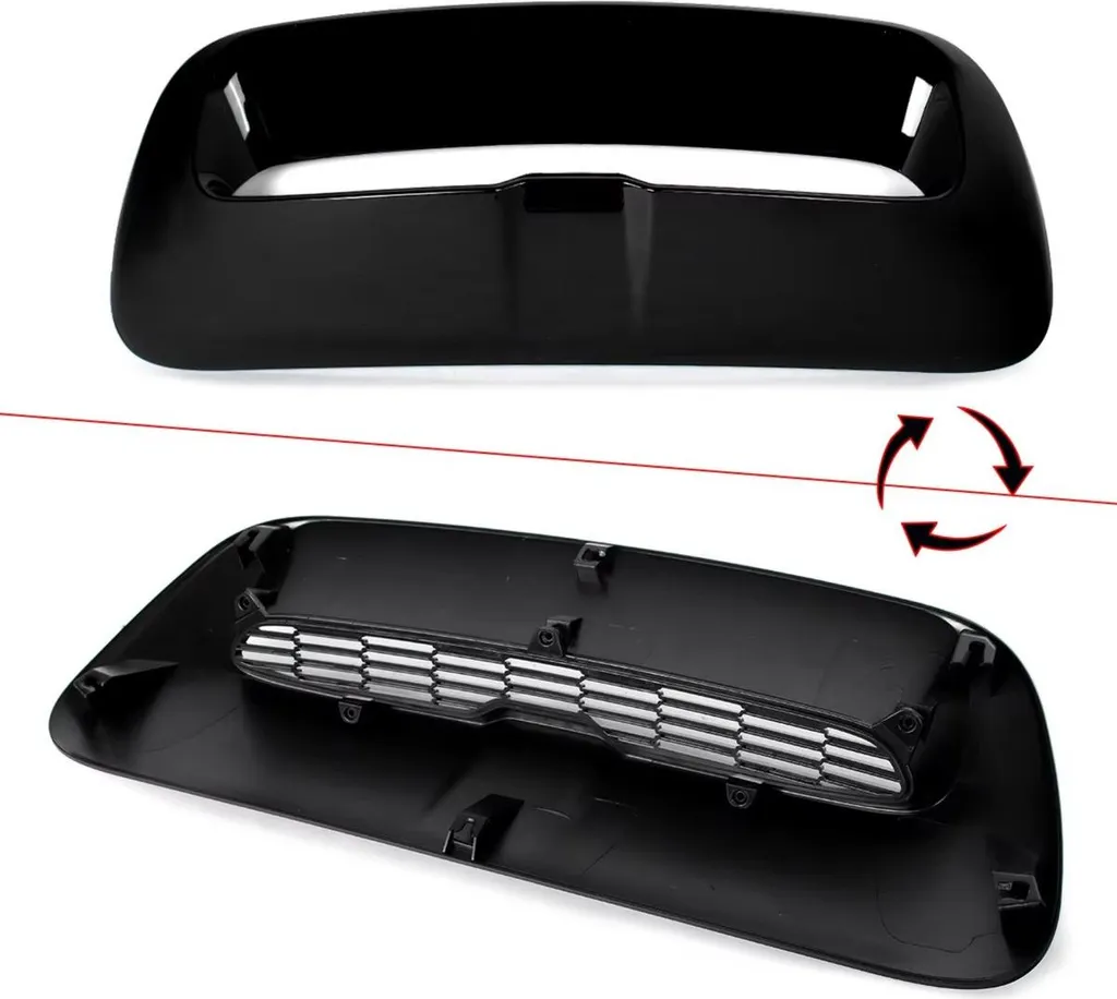 Pale d'aération de capot noir brillant pour Mini Cooper S 2007-2014
