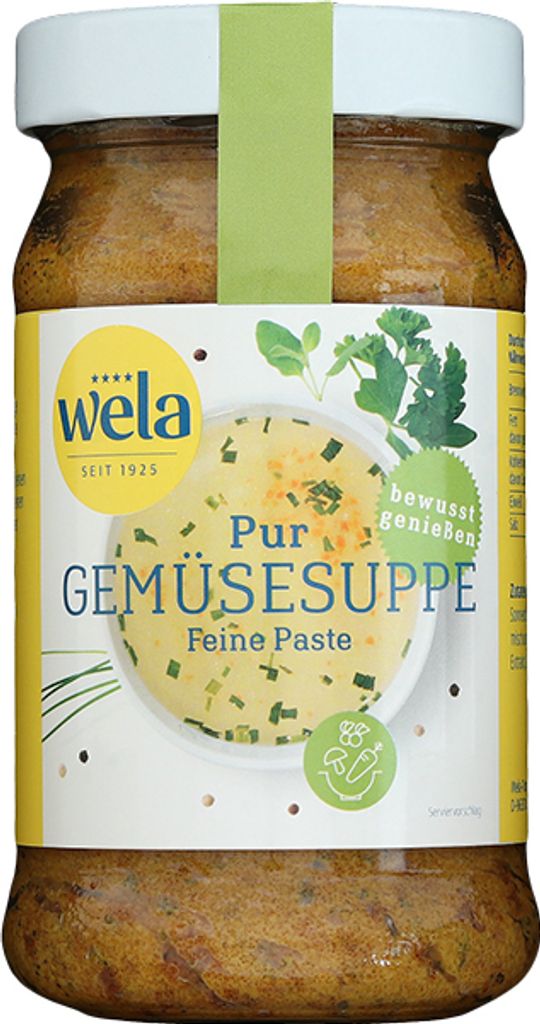 WELA - Gemüsesuppe 'Pur' Paste 1/2