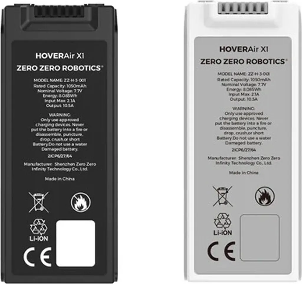 Batterie de Rechange pour Hover Air X1 - Accessoire de Vol Blanc