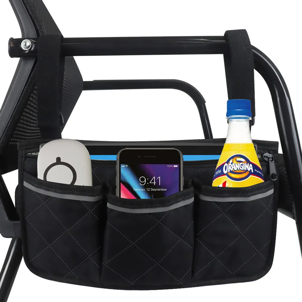 OFFERTA: Borsa Sedia a Rotelle INF Nero Universale - Robusta e Sicura