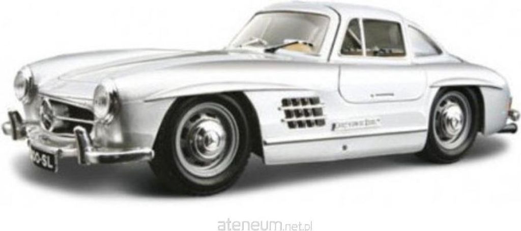 Mercedes-Benz 300SL 1954 Silver 1:24 BBURAGO Zdjęcie produktu 