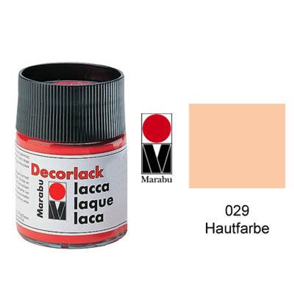 Marabu 1130 39 029 Decorlack Acryl, Hautfarbe 15 ml Produktbild 