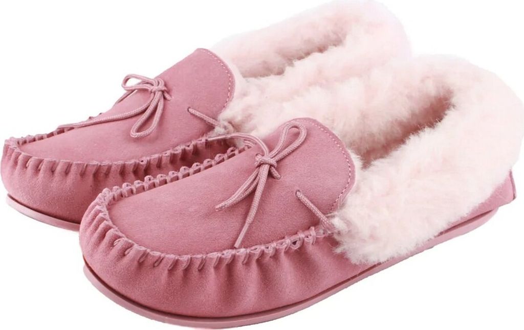 Eastern Counties Leather - Damen Mokassins "Willow", Wildleder EL444 (42 EU) (Rose)