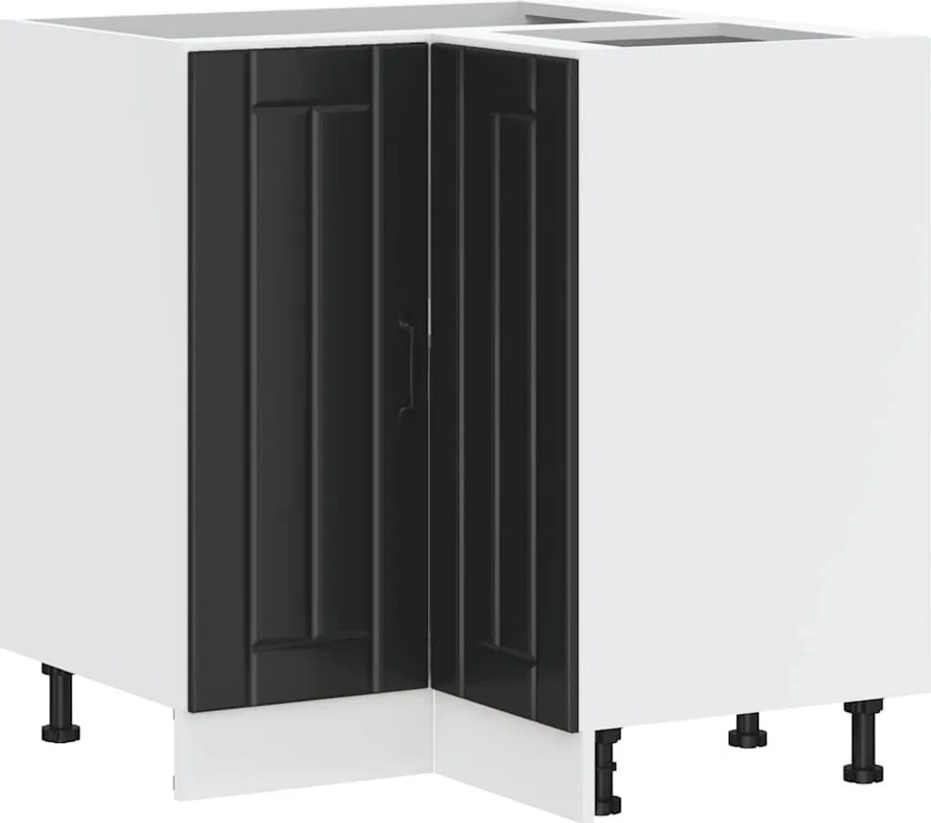 Base Angolare Cucina Lucca Nero | vidaXL Fai-da-Te Facile