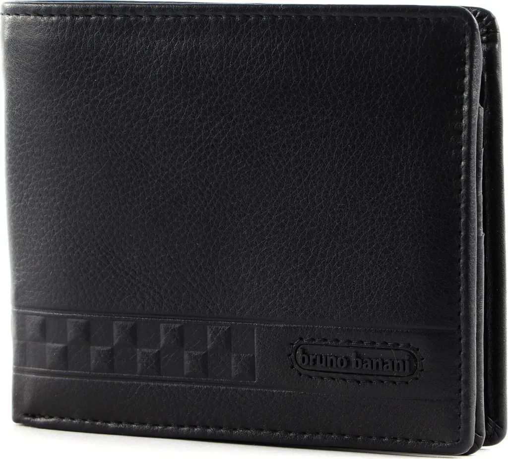Recensione bruno banani Portafoglio Nero | Wallet Pelle Uomo con RFID