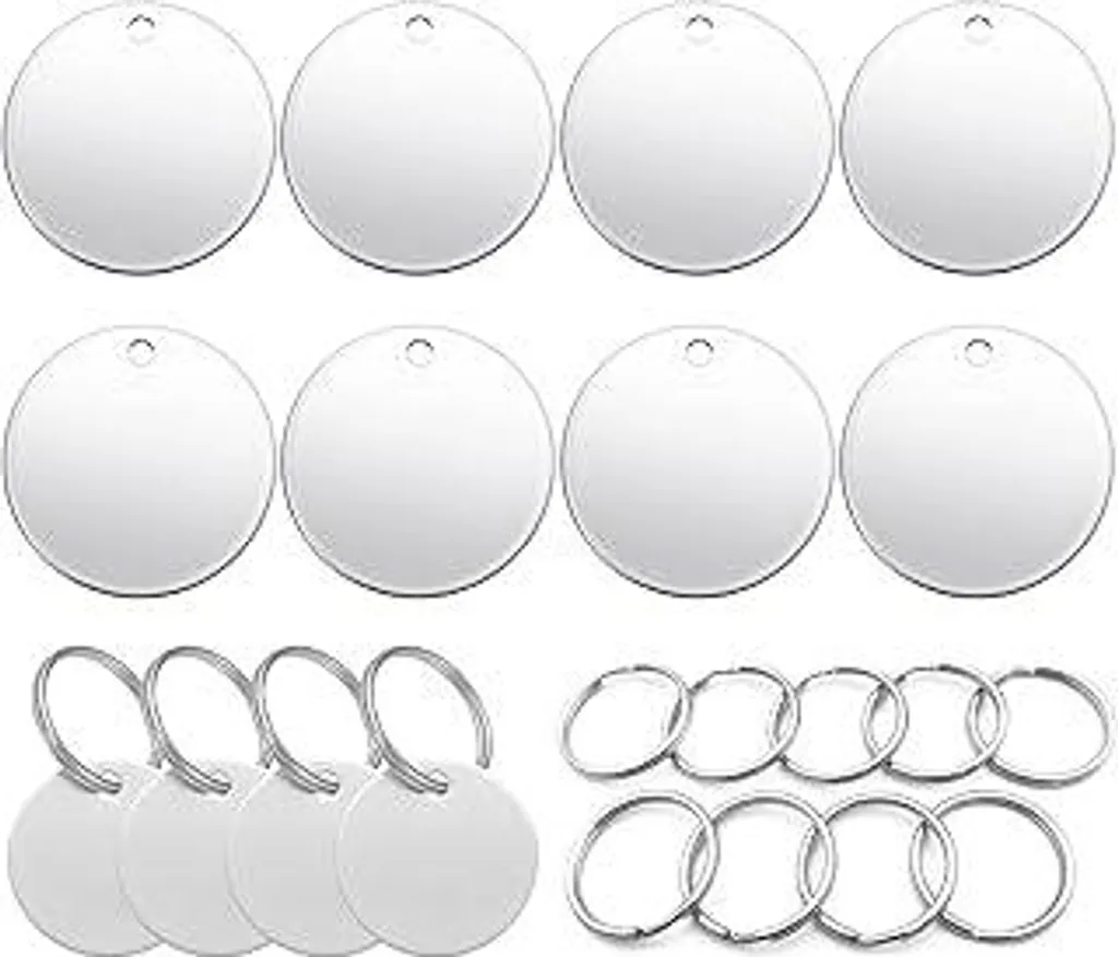 Vintage Parts - 10 Ganci Per Collane In Argento 20 Mm, Ottone Placcato, Per Gioielli Fai Da Te