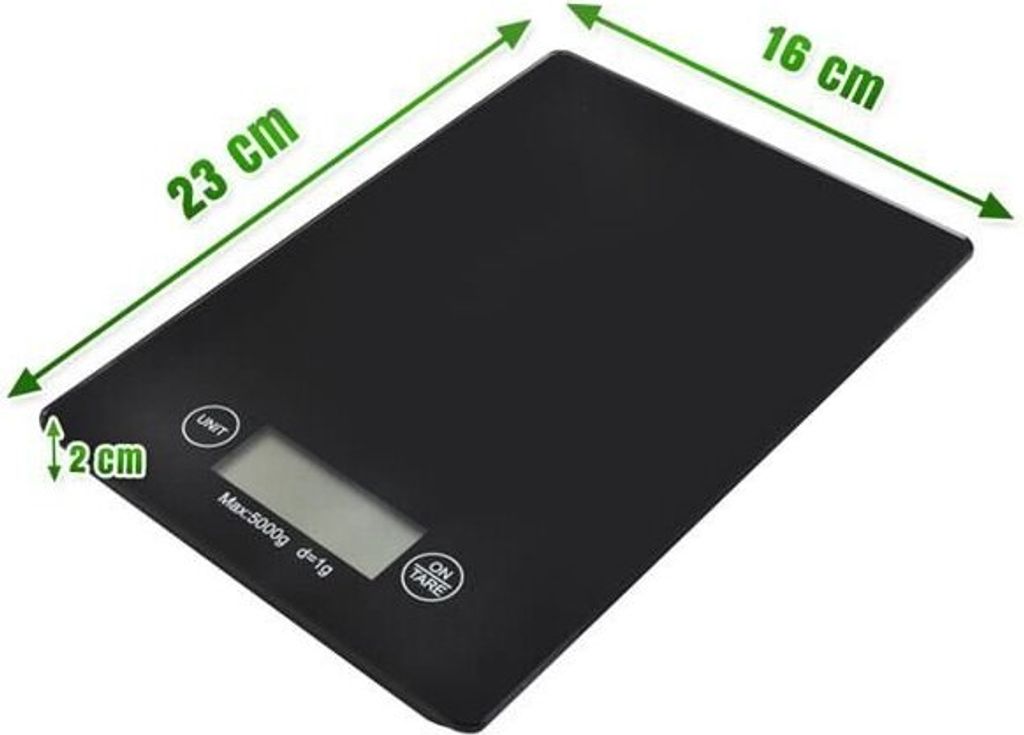 Ruhhy 1158 Digitální kuchyňská váha 5 Kg - slim Obrázek produktu 5
