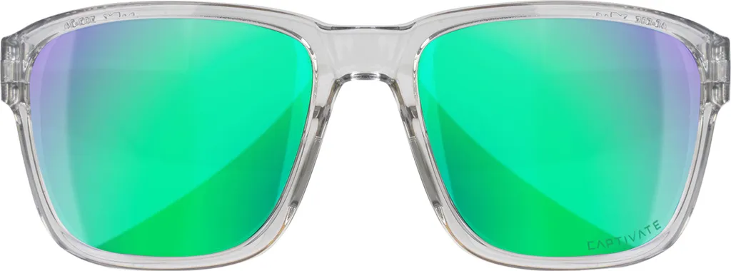 Lunettes Polarisantes Pêche et Sport Wiley X Trek Verres Verts Miroirs