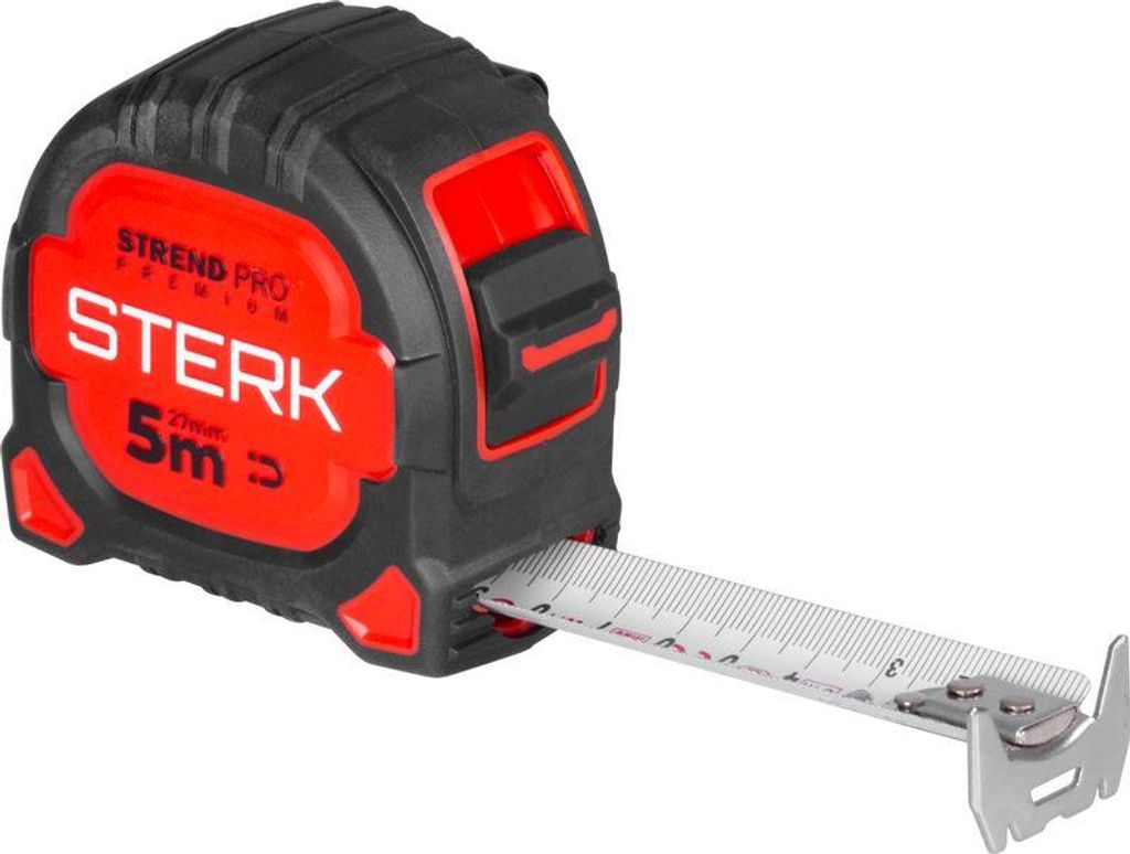 Bandmaß Strend Pro Premium Sterk RZ5027, 5 m, 27 mm, Rollbandmaß, extra breit