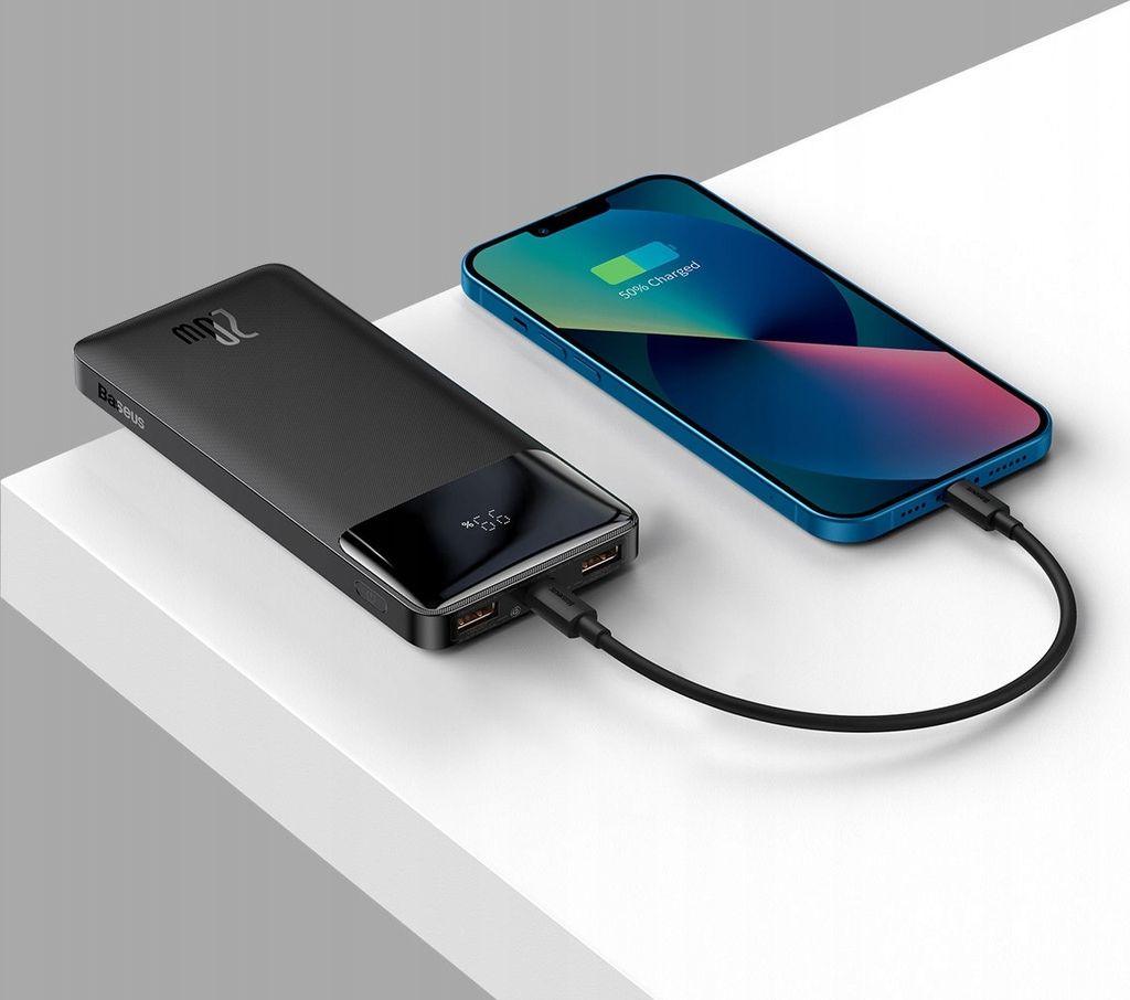 Baseus Powerbank Bipow 10000Mah, 2Xusb, Usb-C, 20W Produktbild 13