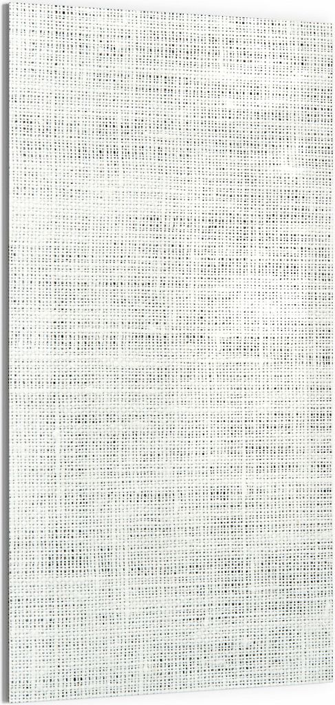 DEQORI Magnettafel Glas 50x100 cm 'Gewebte Leinenfaser' beschreibbar Whiteboard