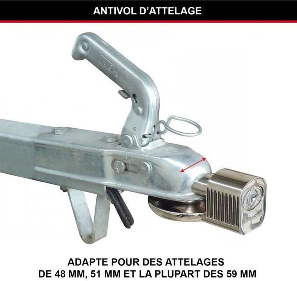 Master Lock 377EURDAT MASTER LOCK Anhängerschloss - Image du produit 