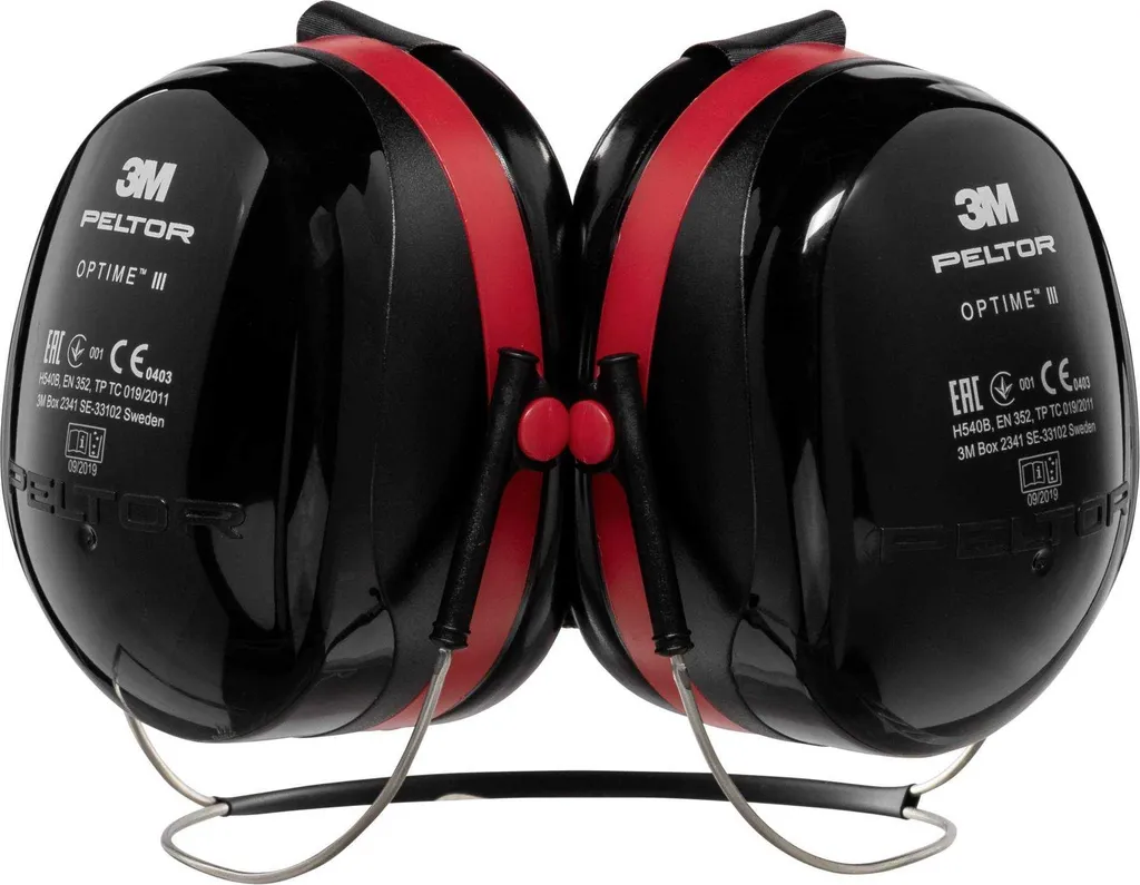 Casque antibruit PELTOR Optime III H540B élimine les nuisances sonores pro