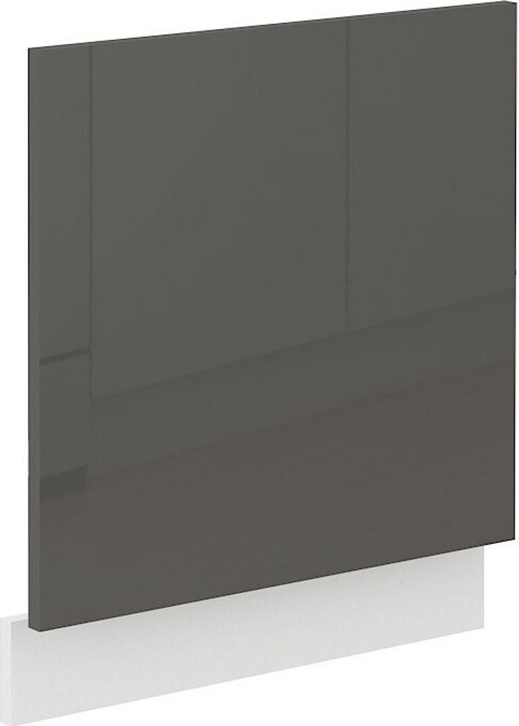Tür für Einbau-Geschirrspüler LAJLA – 570 x 596 cm, grau / weiß