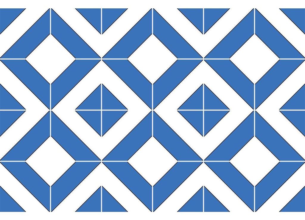 Selbstklebende Fliesenaufkleber für Küche und Bad – 24 Fliesenaufkleber, Azulejos Fiorella Design – 24 Aufkleber, 10 x 10 cm