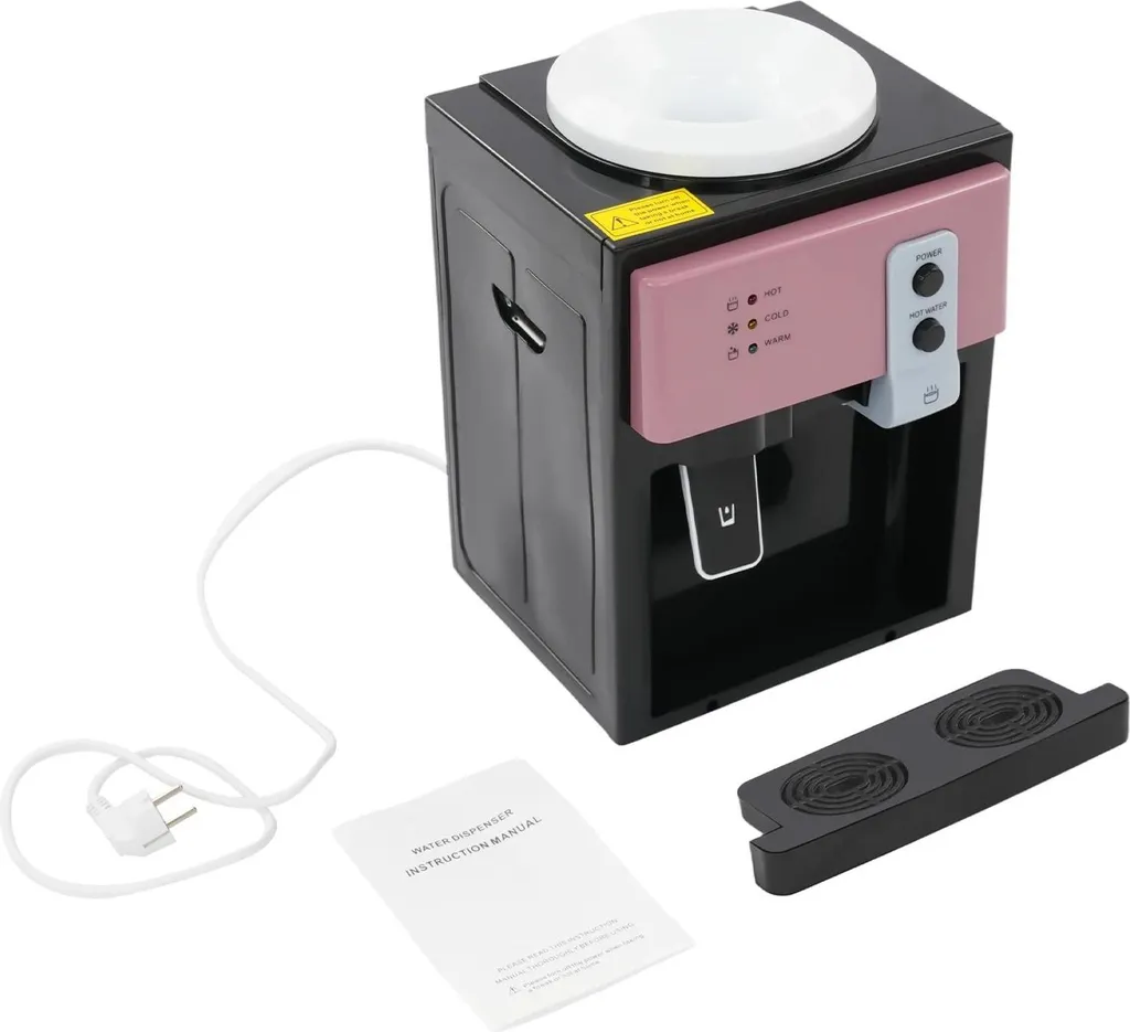 Distributeur d'eau de table eau chaude et froide en inox 304 noir