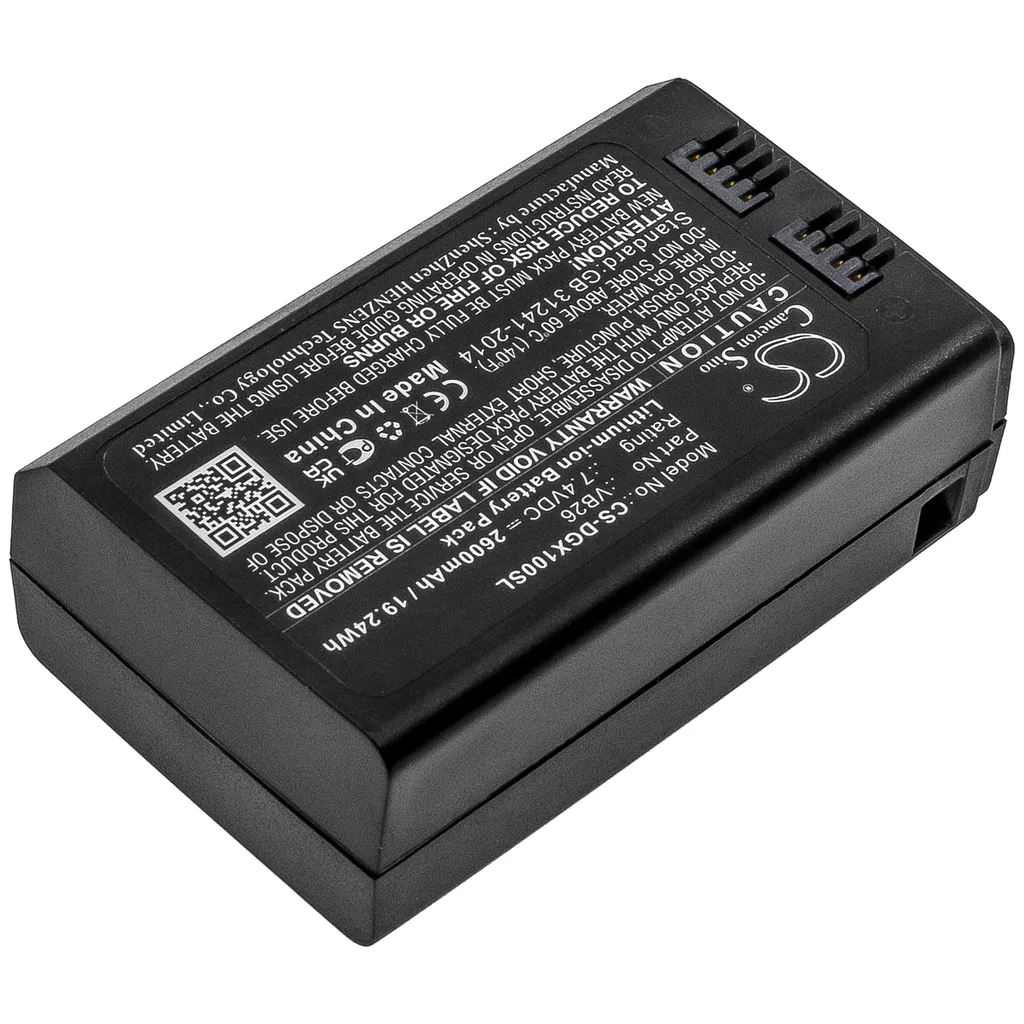 Batterie Rechargeable pour Flash Godox V1 et Séries VB26 Haute Capacité