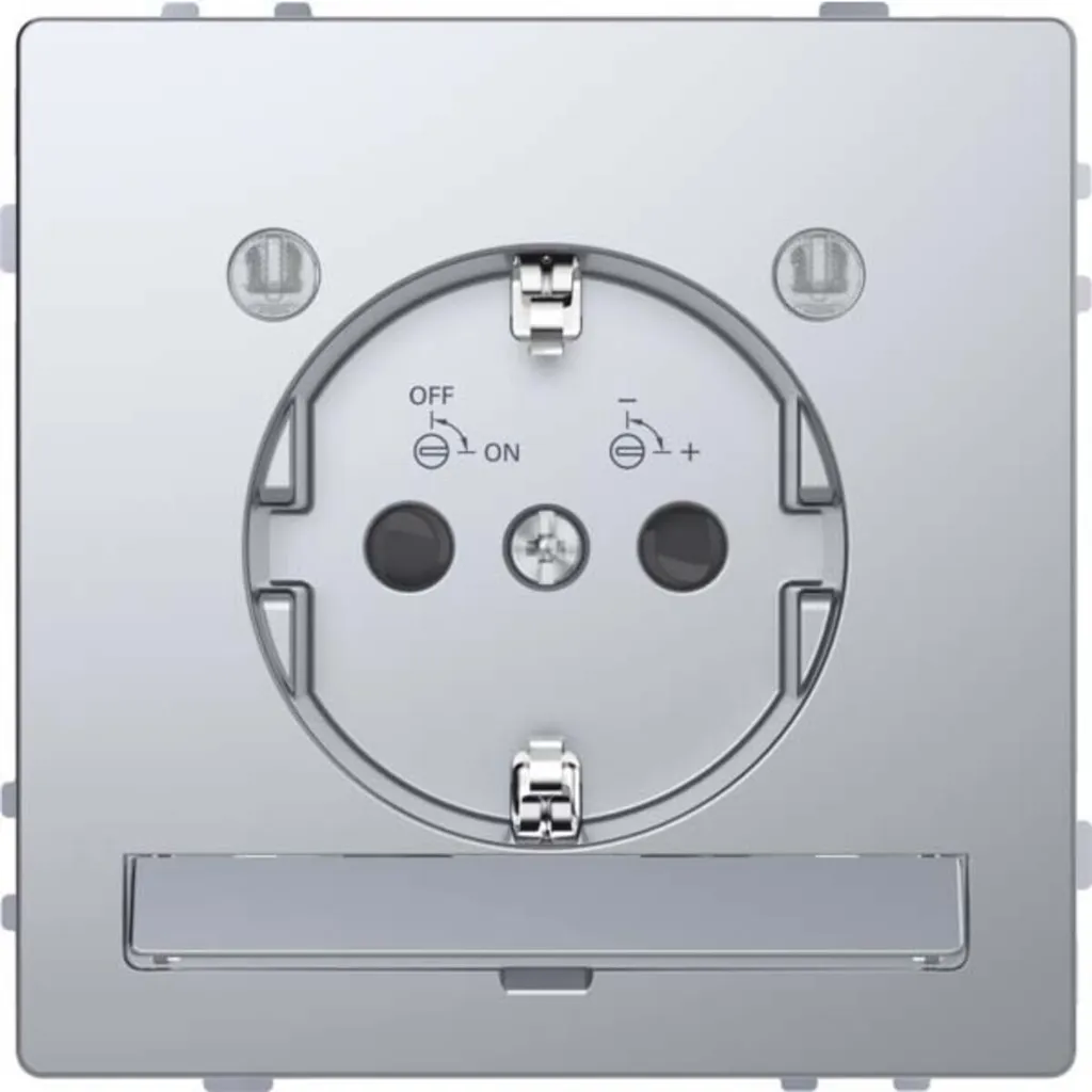 Prise électrique en acier inoxydable MEG2304-6036 résistante et design