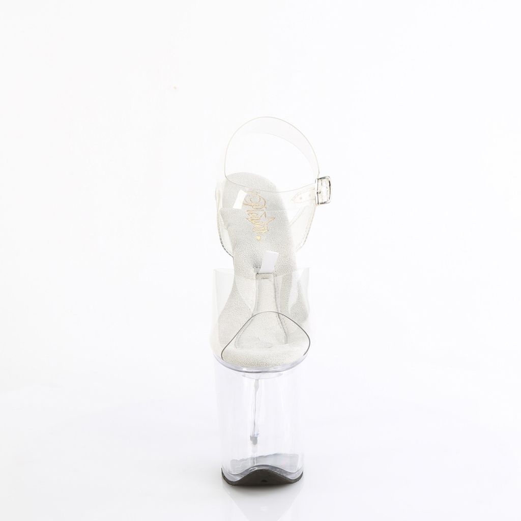 TREASURE-808FLA Damen Sandale von Pleaser, Transparent EU Produktbild 2